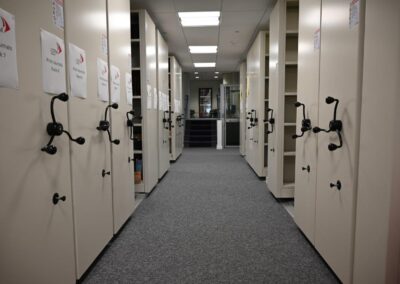 Liverpool School of Tropical Medicine Mobile Roller Shelving