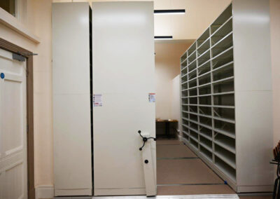 Macclesfield Silk Museum - Museum Archive Storage - Roller Racking