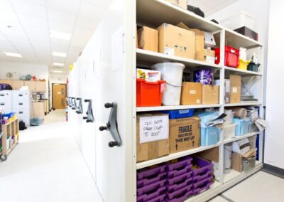 Roller Racking Storage for Schools