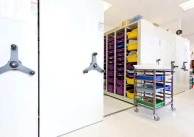 Roller Racking Storage for Schools