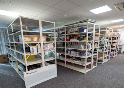 TopCashback Storeroom Shelving - Storage Shelving Systems Installed in a Room within The Top Cashback Offices.
