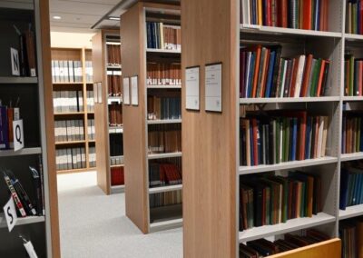 Schwarzman Centre for the Humanities - Oak Clad Library Shelving