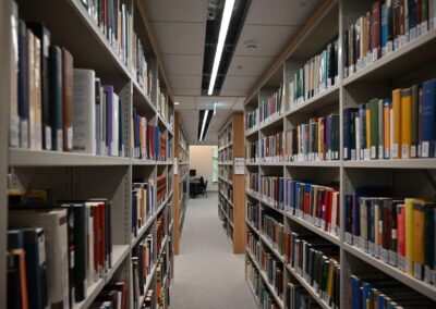Schwarzman Centre for the Humanities - Oak Clad Library Shelving