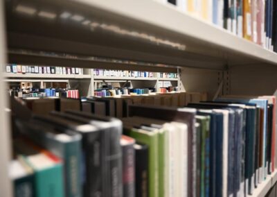 Schwarzman Centre for the Humanities - Oak Clad Library Shelving