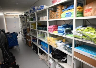 Schwarzman Centre for the Humanities - Cleaning stores Shelving