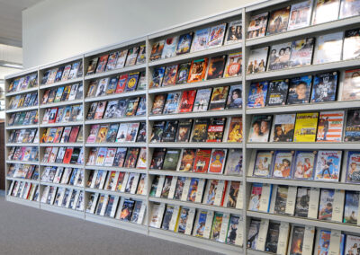 Library and Book Shelving for modern library spaces. Modular Steel Shelving.