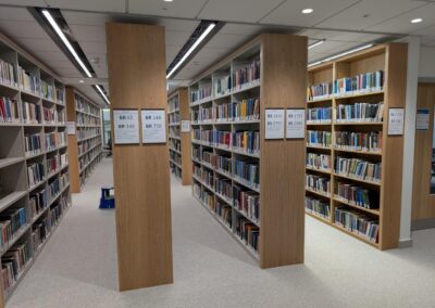 Schwarzman Centre for the Humanities - Oak Clad Library Shelving