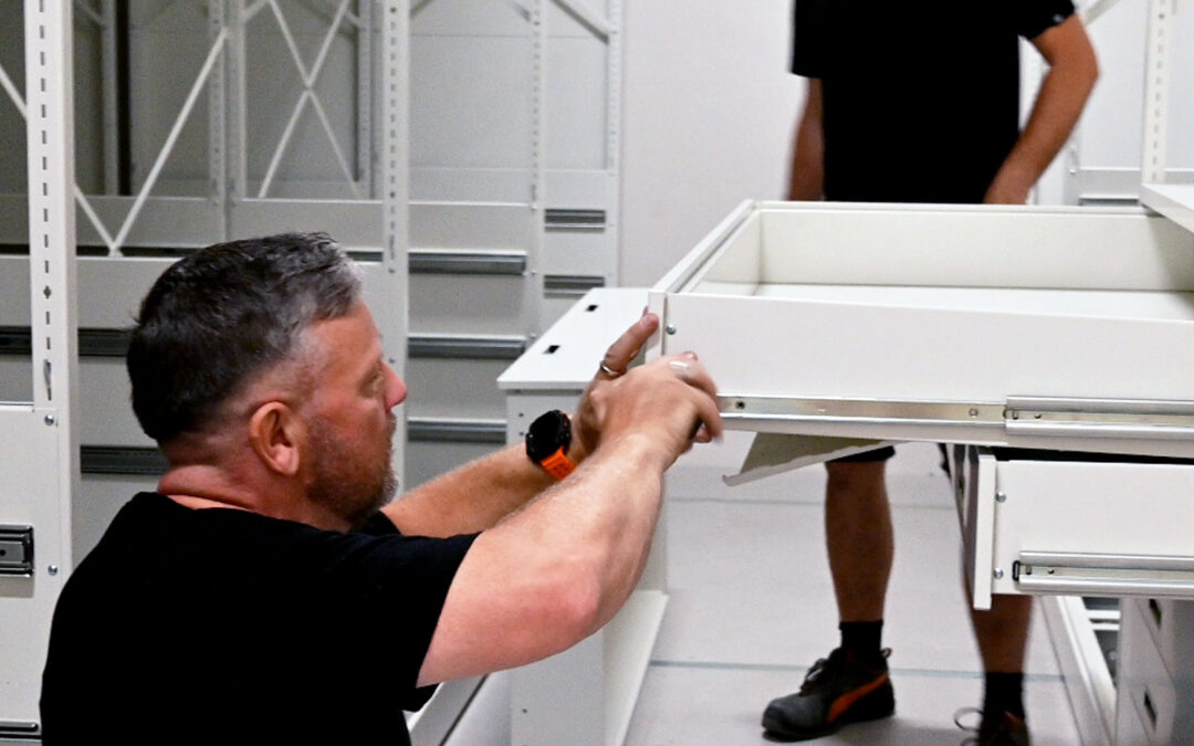 High Density Storage: Space Creation Without Relocation.