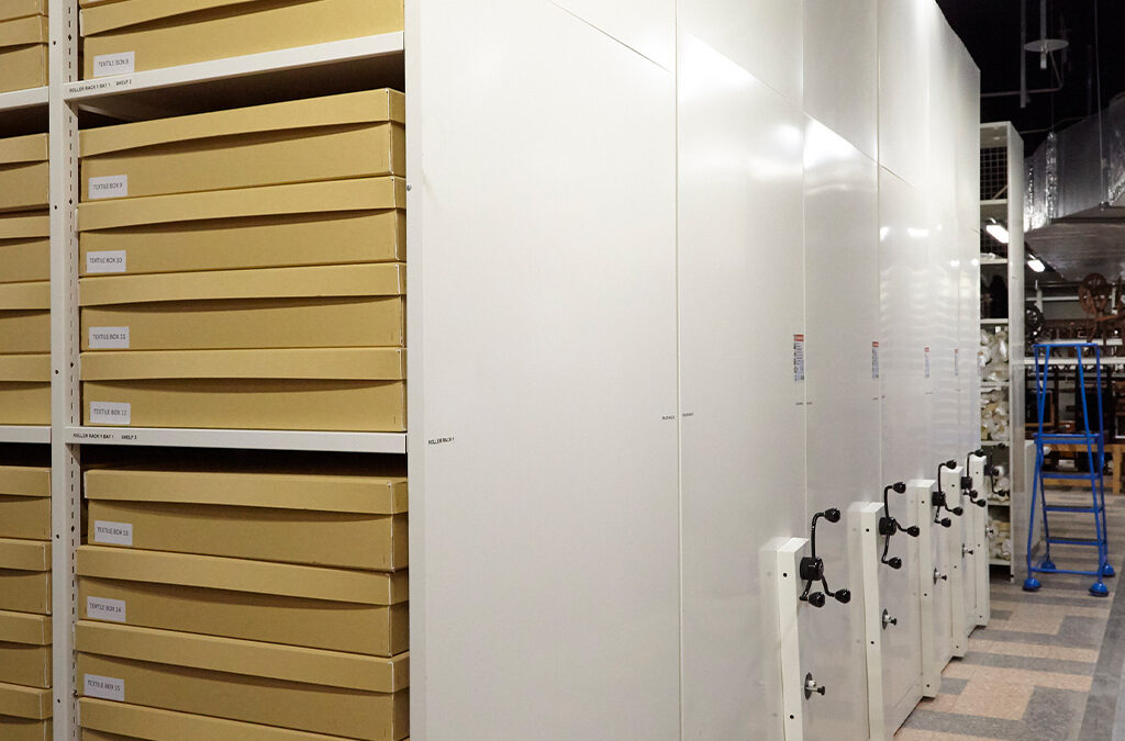 Space Efficient Storage in Museum Archives and others.