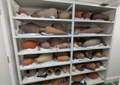 Garstang Museum Liverpool - Long span shelving.