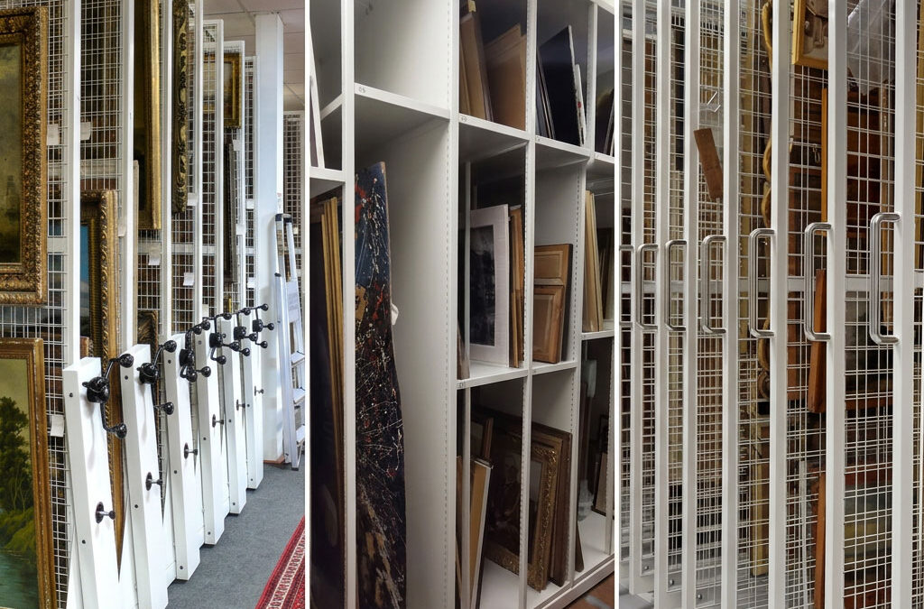 Pull-Out, Lateral or Toast Rack Art Storage Rack Types
