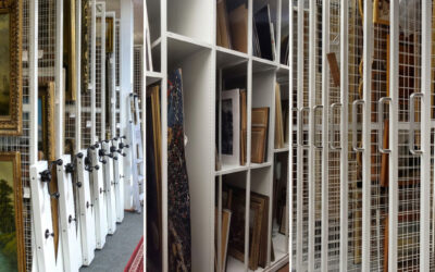 Pull-Out, Lateral or Toast Rack Art Storage Rack Types