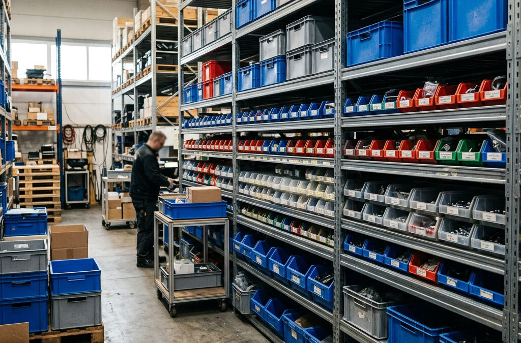 Totes, Bins and Small Parts Storage